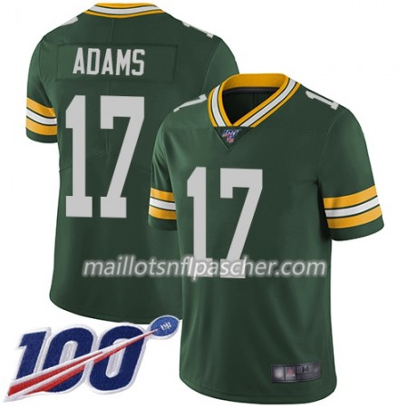 Maillot Green Bay Packers Davante Adams 17 Nike Vert100th - Homme